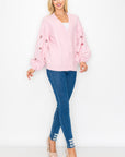 Sabia Sweater Cardigan with Sequin Sparkles