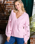 Sabia Sweater Cardigan with Sequin Sparkles