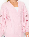 JOH | Sabia Sweater Cardigan with Sequin Sparkles