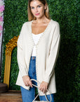 Syani Knitted Sweater Cardigan with Pearls