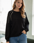 Suze Knitted Sweater with Pearls