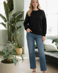 Suze Knitted Sweater with Pearls