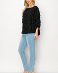 Winona Woven Feathered Top