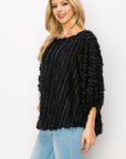 Winona Woven Feathered Top