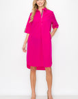 Wendi Woven Tunic Dress