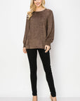 Alora Stretch Suede Top