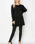 Alize Stretch Faux Suede Tunic Dress