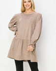 Alize Stretch Faux Suede Tunic Dress