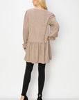 Alize Stretch Faux Suede Tunic Dress