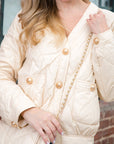 Johya Puffer Jacket & Matching Crossbody Bag - My Pampered Life Seattle