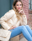 Johya Puffer Jacket & Matching Crossbody Bag - My Pampered Life Seattle