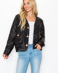 Johya Puffer Jacket & Matching Crossbody Bag - My Pampered Life Seattle