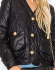 Johya Puffer Jacket & Matching Crossbody Bag - My Pampered Life Seattle