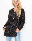 Johya Puffer Jacket & Matching Crossbody Bag - My Pampered Life Seattle