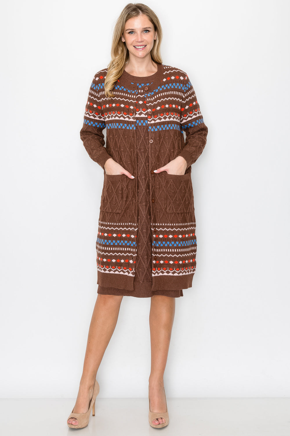JOH | Sherra Stretch Knitted Sweater Cardigan