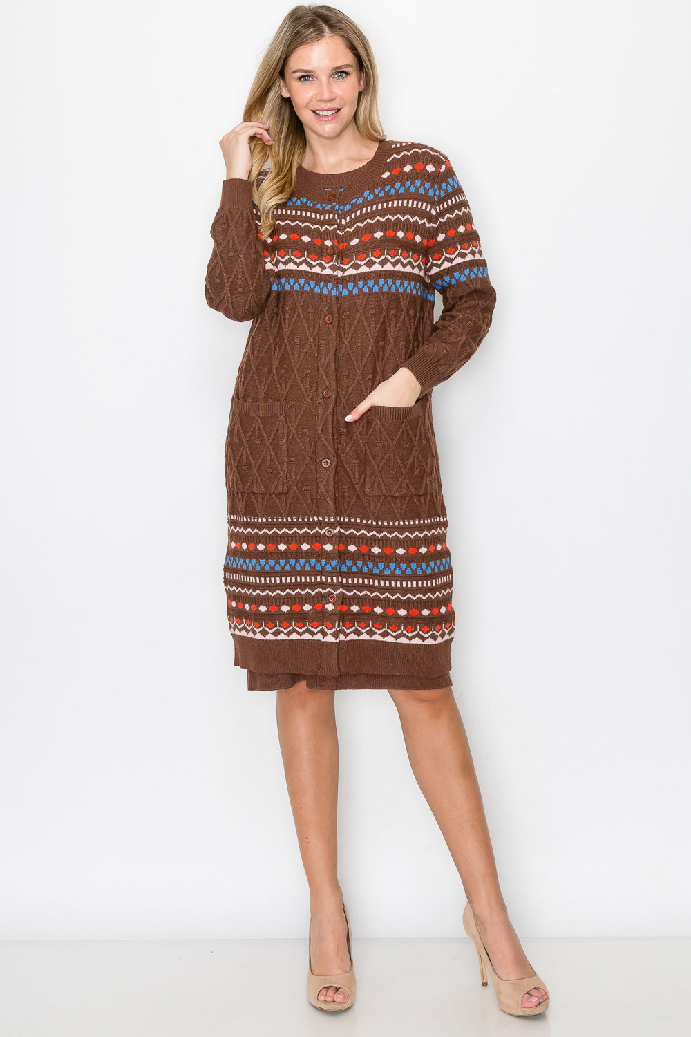 JOH | Sherra Stretch Knitted Sweater Cardigan