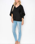 Aeris Stretch Suede Top