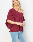 Aeris Stretch Suede Top