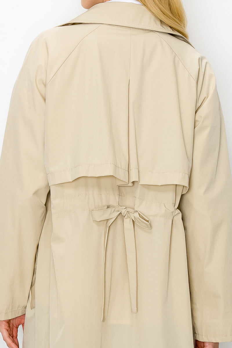 Jamia Woven Trench Coat