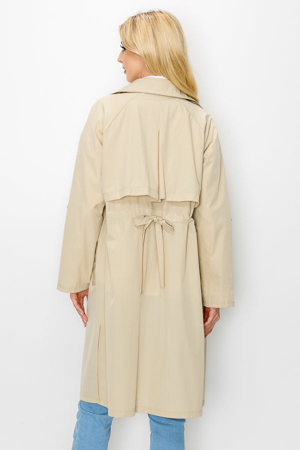 Jamia Woven Trench Coat