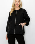 Jerrica Woven Full Zip Jacket