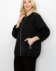 Jerrica Woven Full Zip Jacket