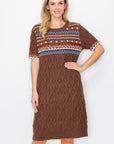 Sammie Stretch Knitted Sweater Dress