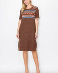 Sammie Stretch Knitted Sweater Dress