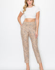 Anna Suede Multi Print Pant