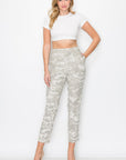 Anna Faux Suede Camouflage Pant