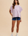 Annie Wear Checkered Round Neck Short Sleeve T-Shirt