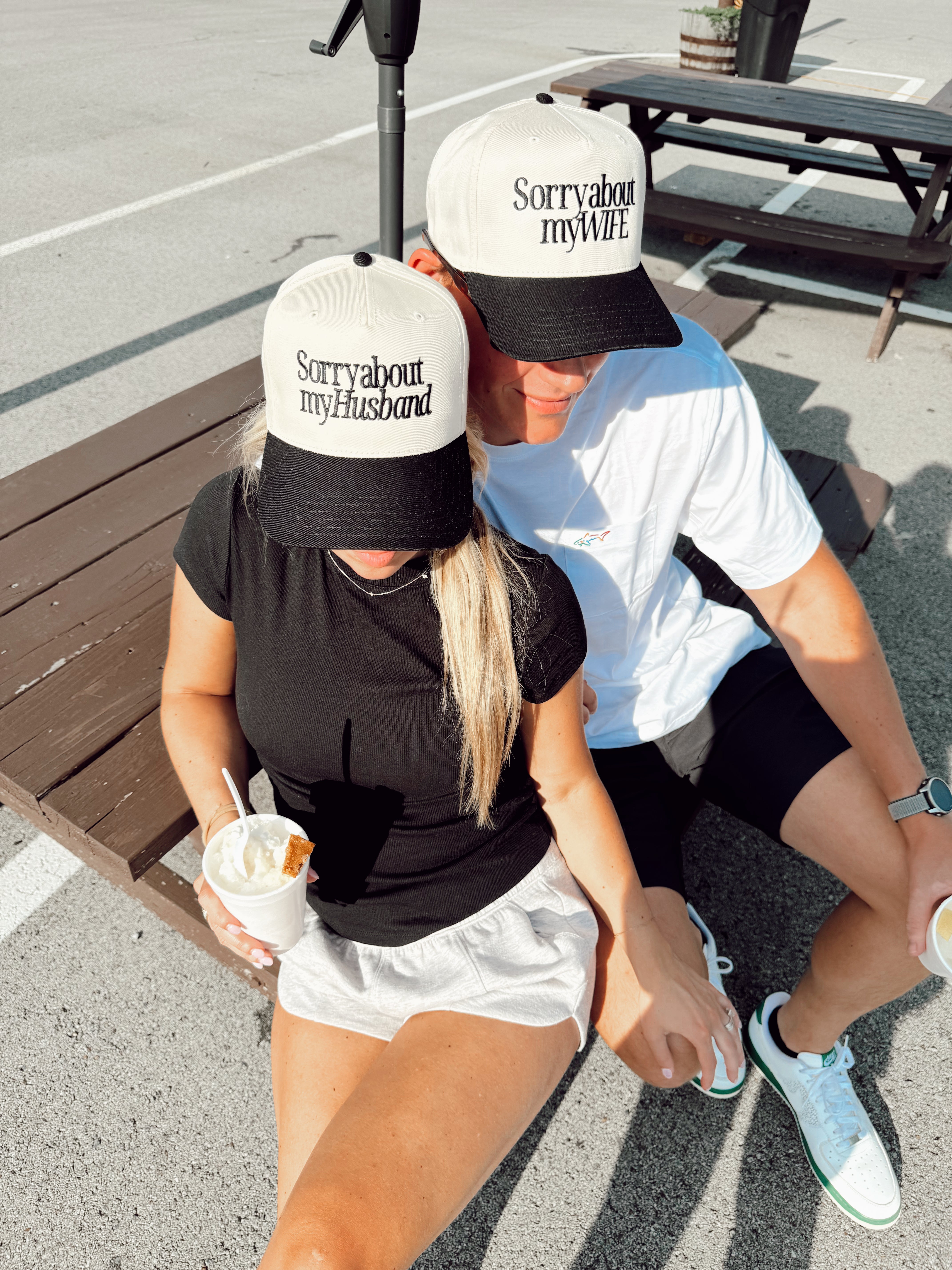 Sorry About My Husband / Wife Vintage Trucker Hat