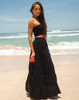 Black Shipwrecked Maxi Skirt