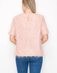 Winnae Sparkling Feathered Eyelash Top