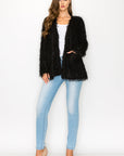 Wemma Sparkling Feathered Eyelash Jacket