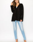 Wemma Sparkling Feathered Eyelash Jacket