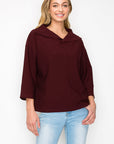 JOH |Kourtney Stretch Crepe Knit Top