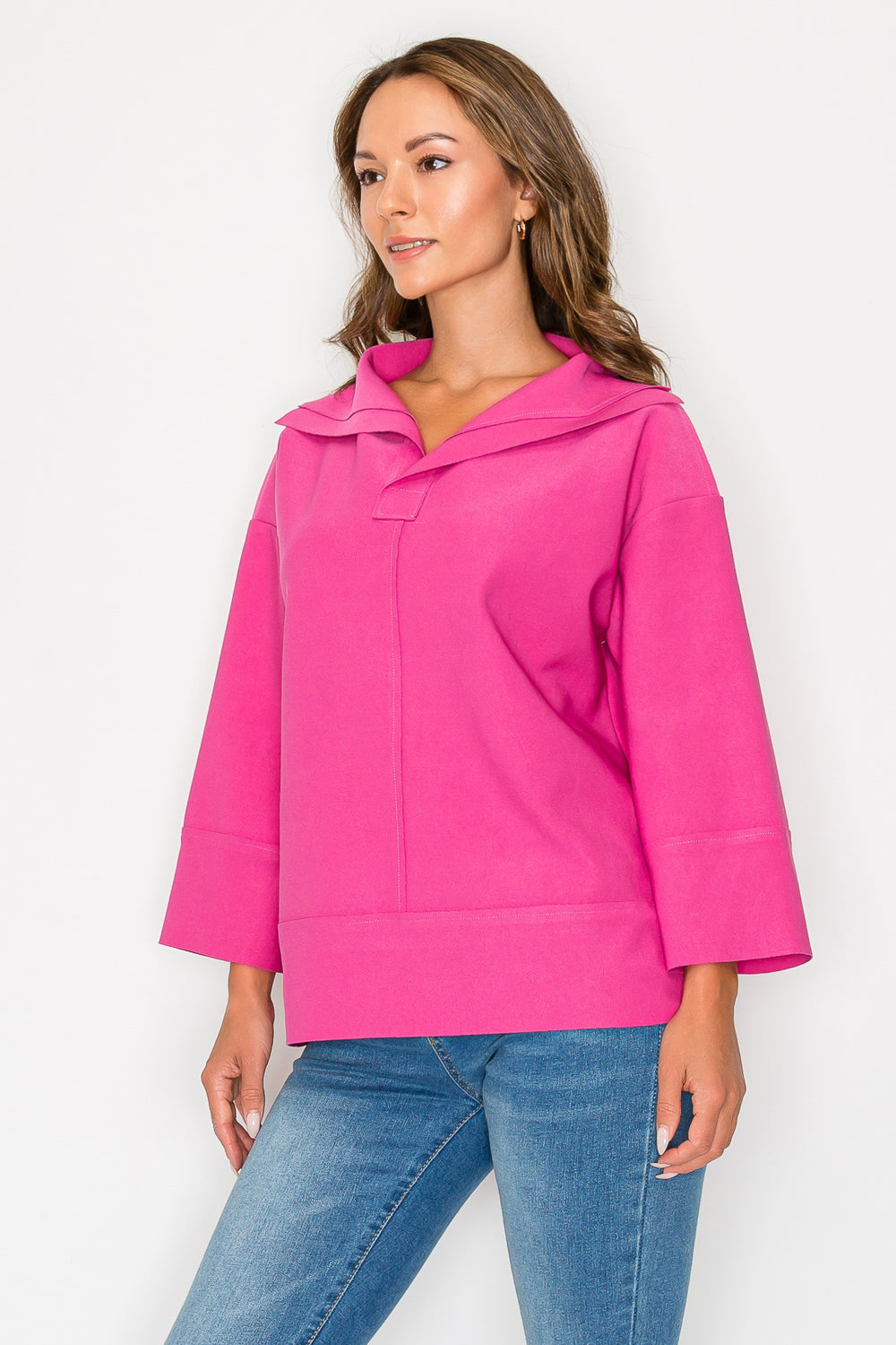 JOH |Kourtney Stretch Crepe Knit Top