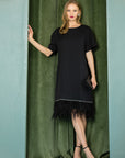 Jan Feathered Dress