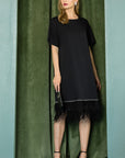 Jan Feathered Dress