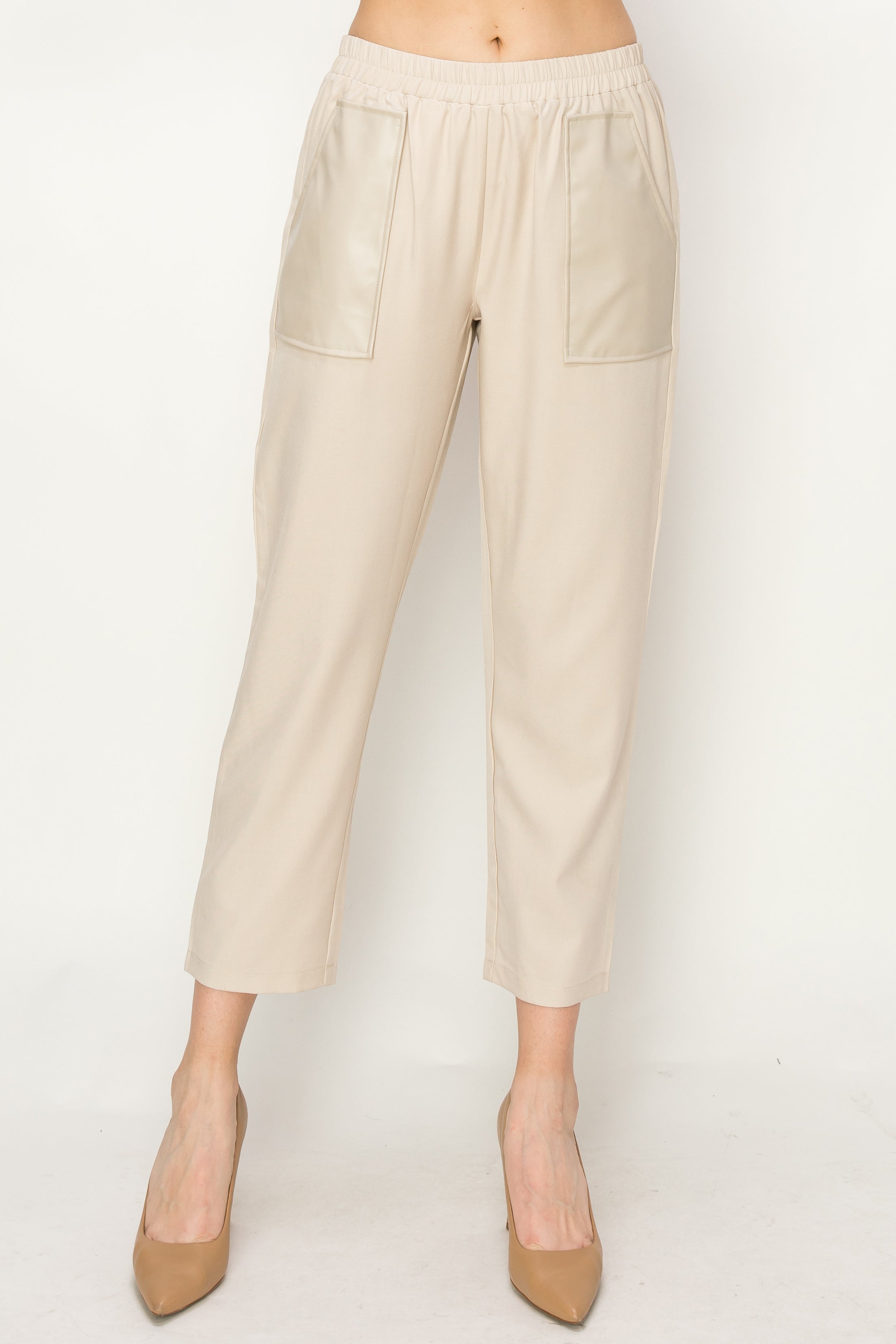 Willette Pant with Leather Pockets