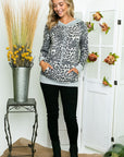 e Luna PLUS Cheetah Print Sweatshirt