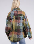 BiBi Loose Fit Buttoned Down Check Shirt Jacket