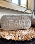 Beauty Large - White Tweed