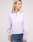 HYFVE Half Zip Long Sleeve Sweatshirt