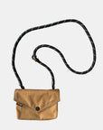 Himawari Solid Color Envelope Shape Crossbody Bag with Removable Strap