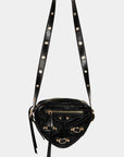 Fame PU Leather Triangle Crossbody Bag