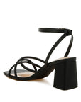 Alyona Low Block Heel Strappy Sandals