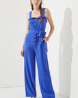 Jade by Jane PLUS Sleeveless Button Jumpsuit