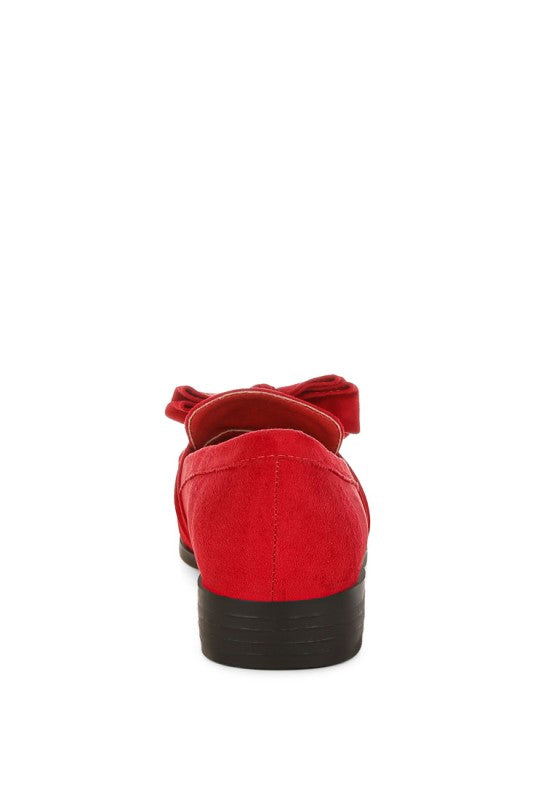 Havisham Bow Accent Heeled Loafers
